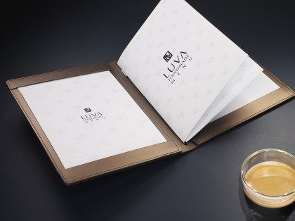Elegáns étlaptartó éttermekbe