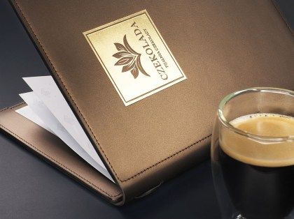 Elegáns étlaptartó éttermekbe