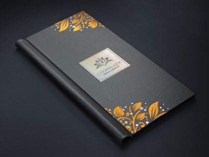 Elegáns étlaptartó éttermekbe