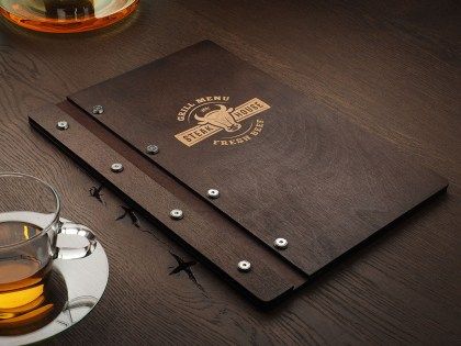 Fa étlaptartó éttermeknek