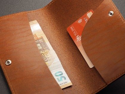 Bőr Számlatartó, pincér csáró éttermekbe