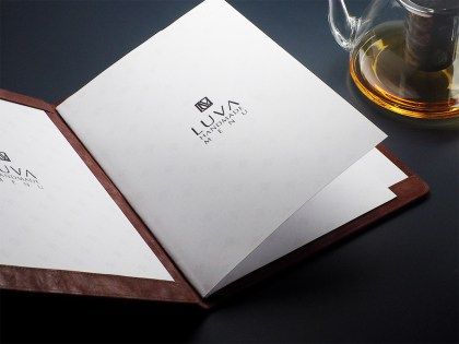 Étlaptartó fine dining étterembe