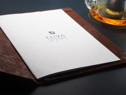 Étlaptartó fine dining étterembe