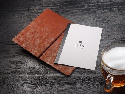 Étlaptartó fine dining étterembe