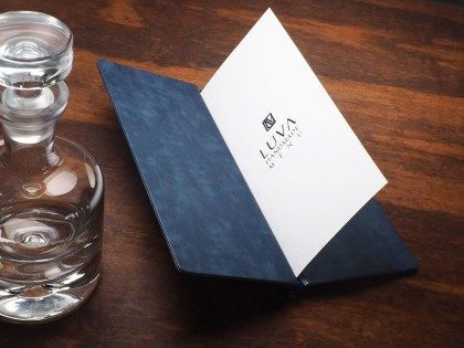 Étlaptartó fine dining étterembe