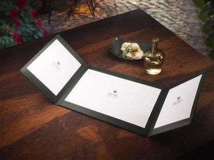 Luxus étlaptartó fine dining étterembe