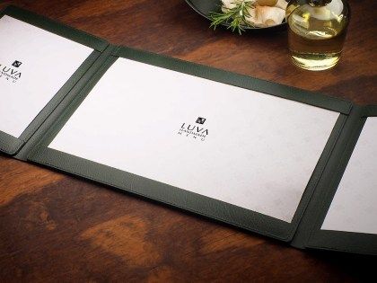 Luxus étlaptartó fine dining étterembe