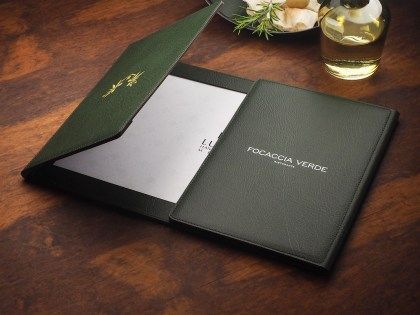 Luxus étlaptartó fine dining étterembe